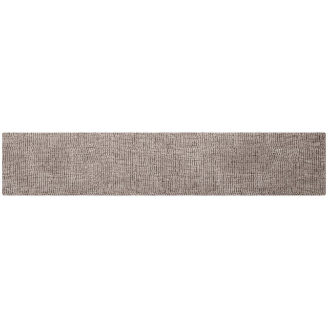 Modern Twist Linen Chocolate Silicone Table Runner 35.6 x 182.9cm (14 x 72")