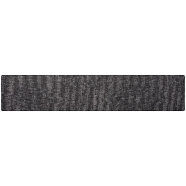 Modern Twist Linen Black Silicone Table Runner 35.6 x 182.9cm (14 x 72")