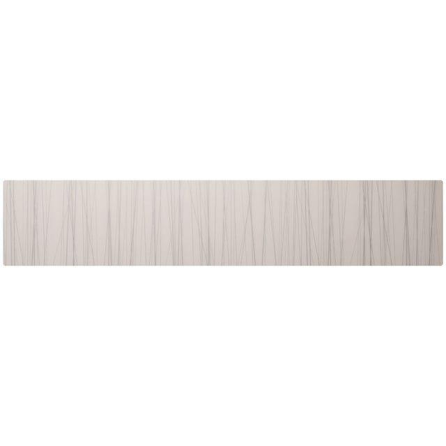 Modern Twist Stream Silver Silicone Table Runner 35.6 x 182.9cm (14 x 72")