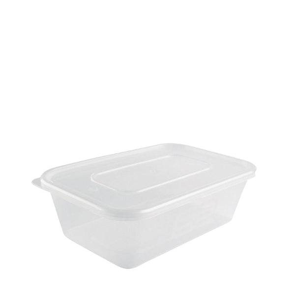 Premium Clearly Heavy Duty 500cc Micro Container - 250 Pack