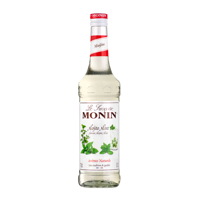 Monin Mint (Mojito) Syrup 70cl label