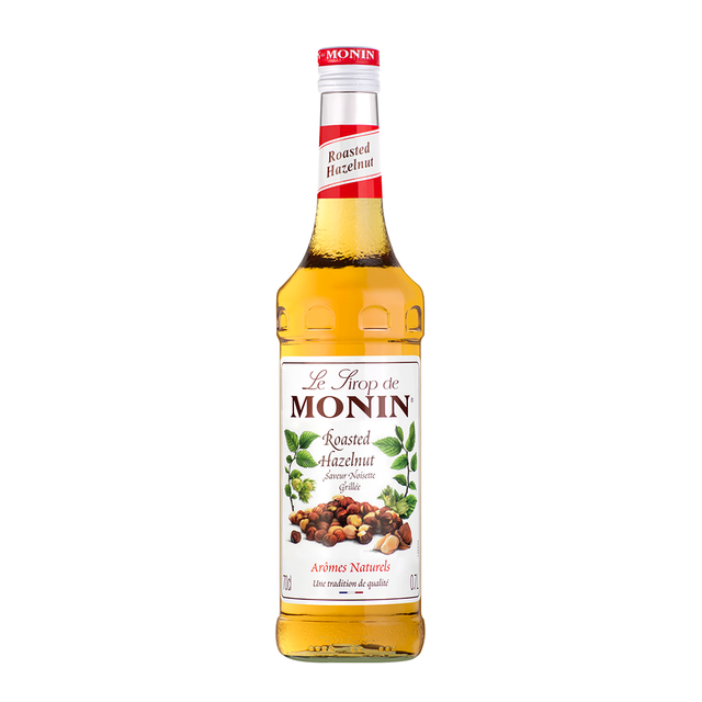 Monin Roasted Hazelnut Syrup 70cl label