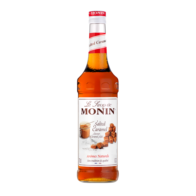 Monin Salted Caramel Syrup 70cl label