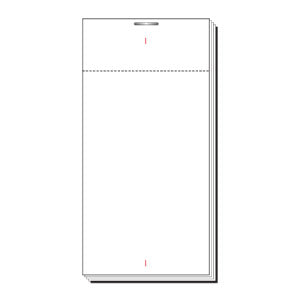 Order Pads Single Part 100 Sheets (63mm x 127mm) - 50pk