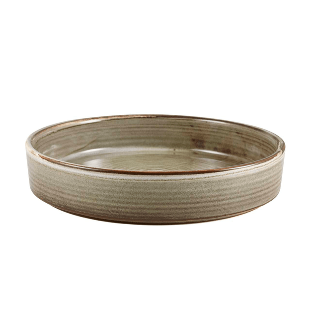 Terra Porcelain Grey Presentation Bowl 20.5cm
