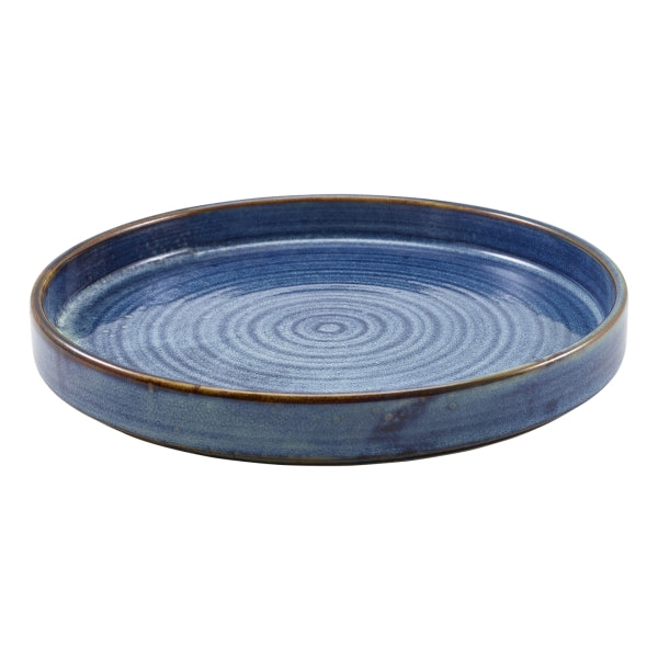 Terra Porcelain Aqua Blue Presentation Plate 26cm 6pk