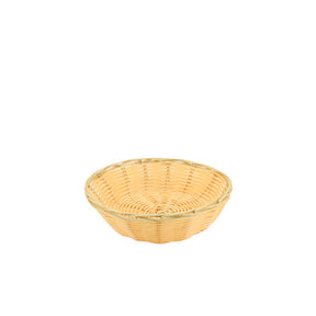 Round Polywicker Basket 7"Dia X 2" Deep