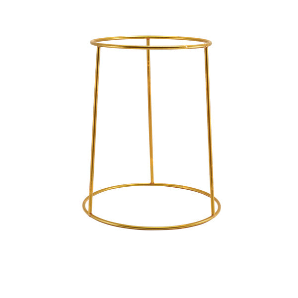 GenWare Gold Anti-Slip Round Buffet Riser 30cm