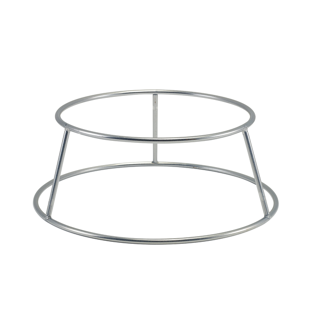 GenWare Silver Anti-Slip Round Buffet Riser 10cm