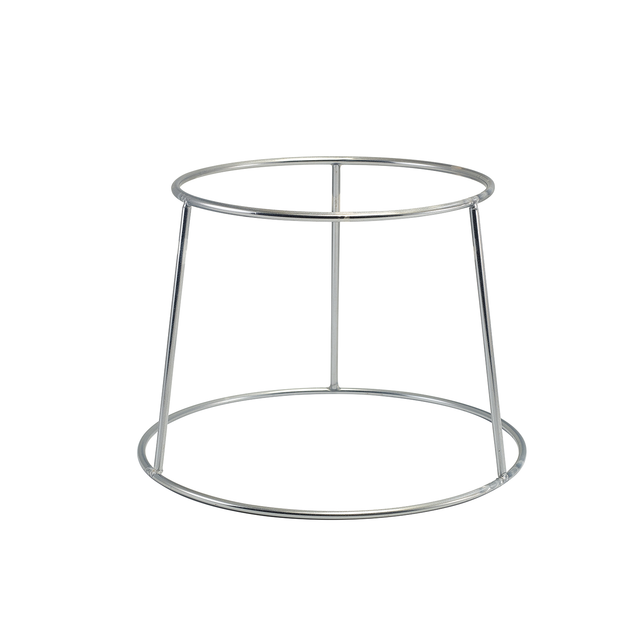 GenWare Silver Anti-Slip Round Buffet Riser 18cm