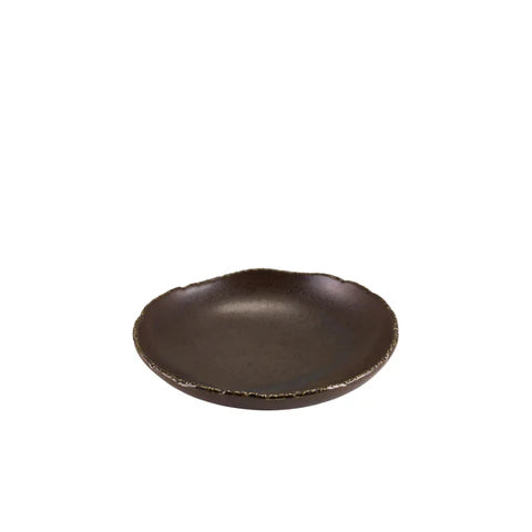 Roko Porcelain Cinder Black Coupe Bowl 20cm