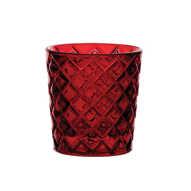 Criss Cross Red Nightlight Holder