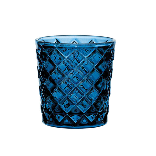 Criss Cross Blue Nightlight Holder