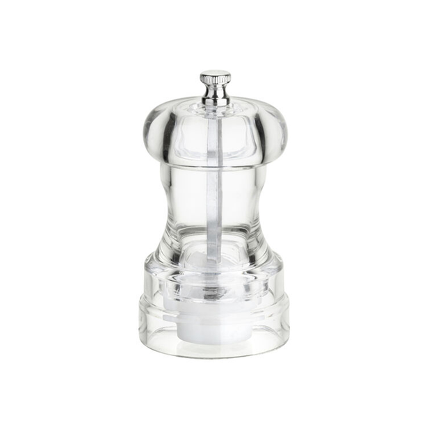 Clear Acrylic Salt/Pepper Grinder 4" (10cm)