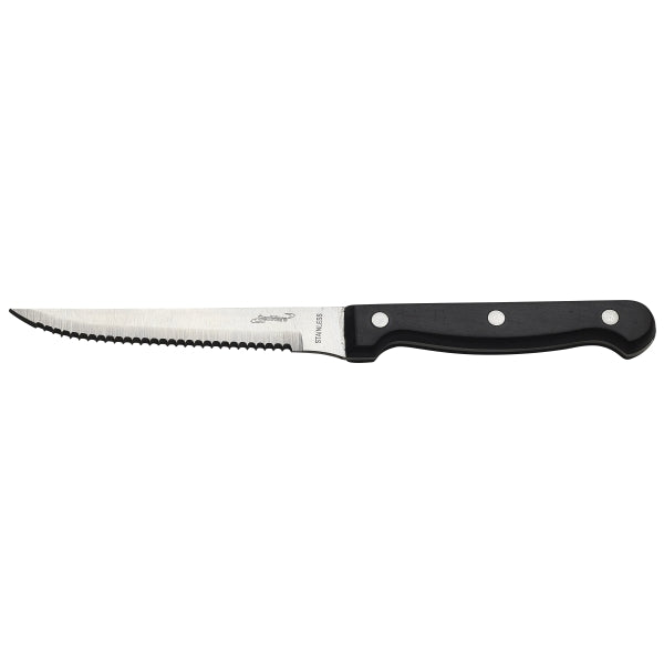 Steak Knife Black Poly Handle (Dozen)- Pack 1