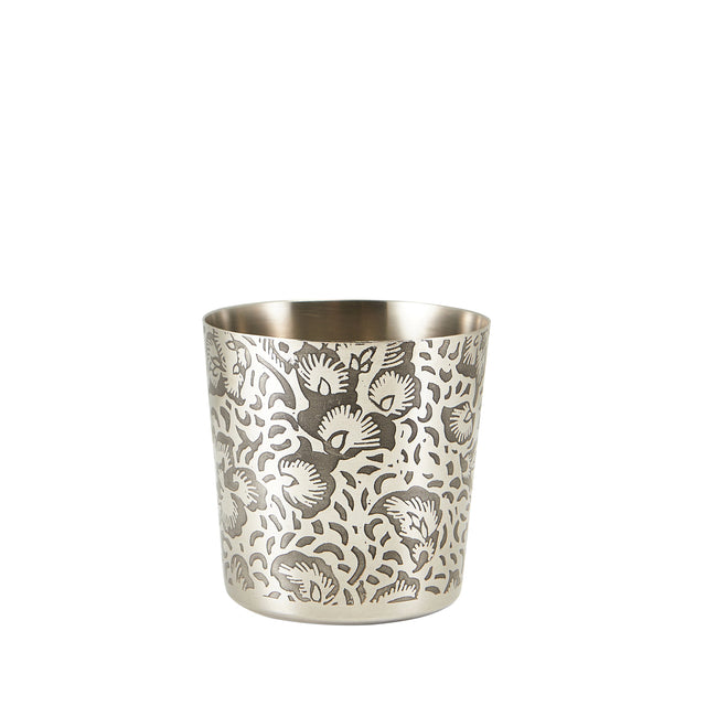 GenWare Floral Stainless Steel Serving Cup 8.5 x 8.5cm 12pk