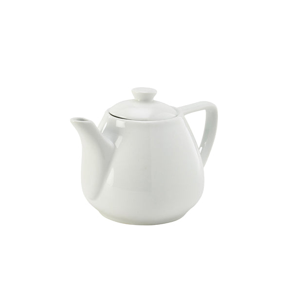 Genware Porcelain Contemporary Teapot 45cl/ 16oz