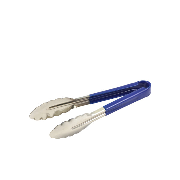 Genware Colour Coded Sst Tong 23cm Blue