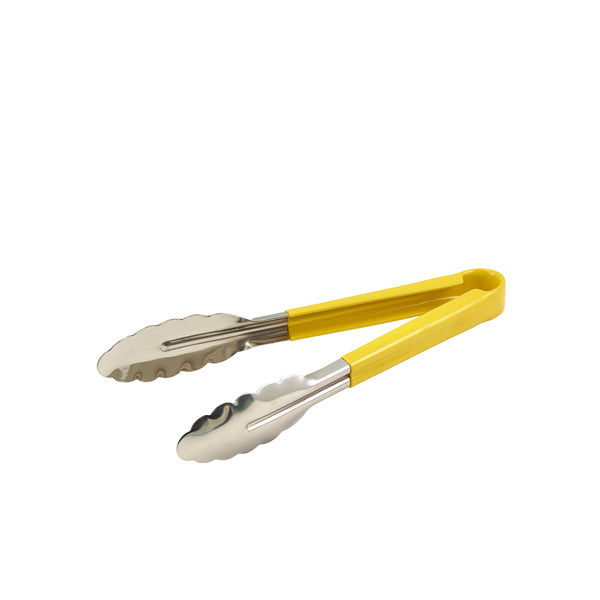 Genware Colour Coded Sst Tong 23cm Yellow