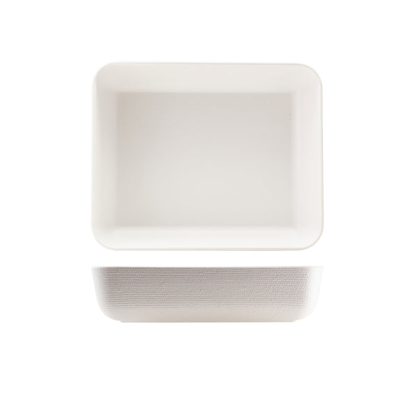 GenWare Melamine White Jute Deep Dish GN 1-2 - Pack 1