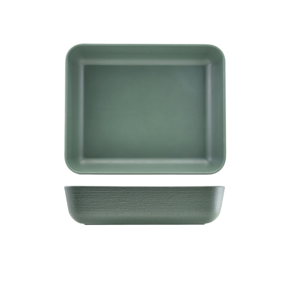 GenWare Melamine Green Jute Deep Dish GN 1-2 - Pack 1