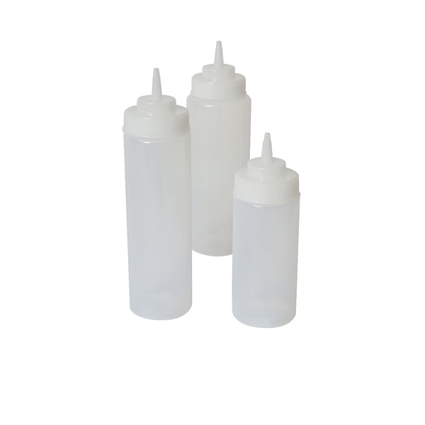 Squeeze Bottle Wide Neck Clear 16oz/ 47cl