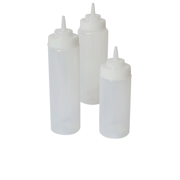 Squeeze Bottle Wide Neck Clear 32oz/ 94cl