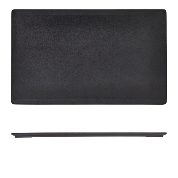GenWare Melamine Black Tableau Platter GN 1-1 - Pack 1