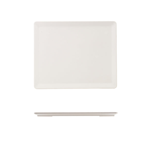 GenWare Melamine White Tableau Platter GN 1-2 - Pack 1