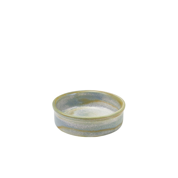 Terra Porcelain Seafoam Tapas Dish 10cm - Pack 12