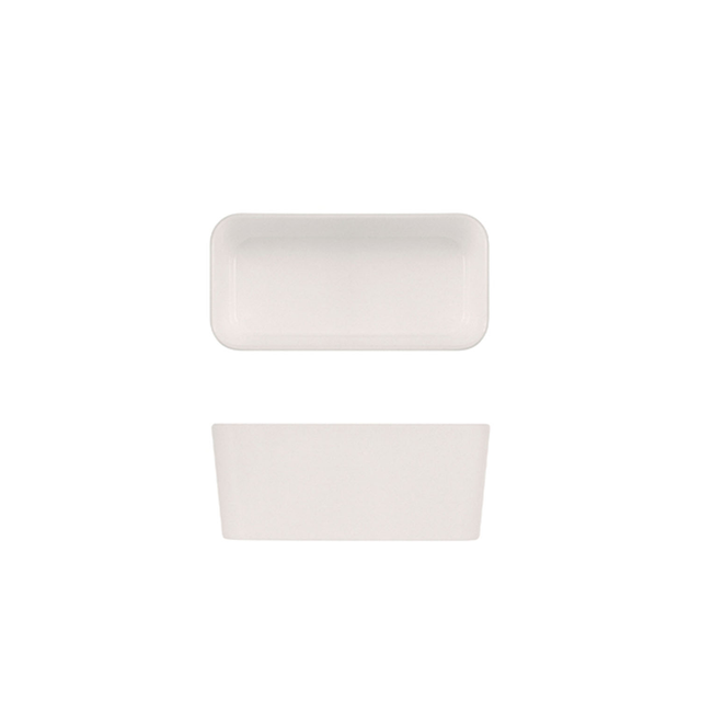White Tokyo Melamine Middle Bento Box Insert 16.9 x 8.3 x 7cm