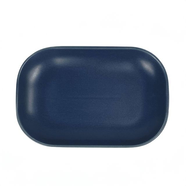 Terra Stoneware Antigo Denim Rectangular Plate 24 x 16.5cm - Pack 1