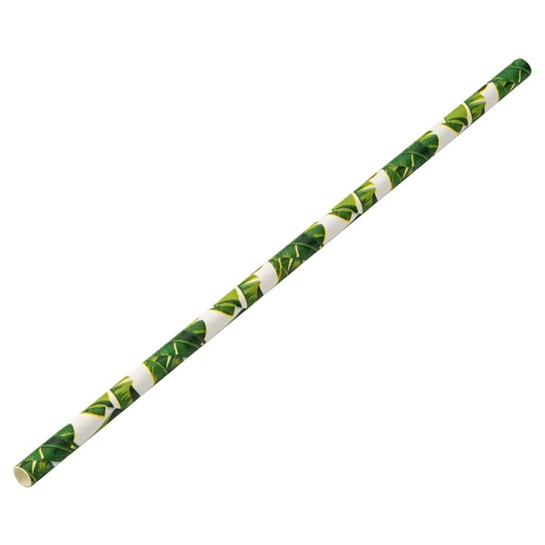 8" Bamboo Paper Straws  250pk