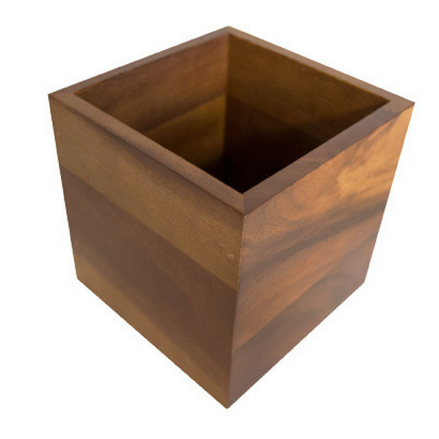 Wooden Acacia Presentation Crate 12.3cm ³