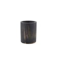 GenWare Black Wash Acacia Wood Cutlery Cylinder