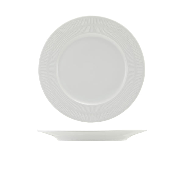 Incise Porcelain Solara Winged Plate 25.5cm