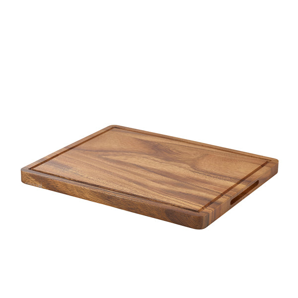 Genware Acacia Wood Serving Board GN 1-2