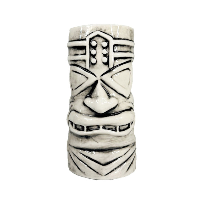 White Rongo Tiki Mug 22oz