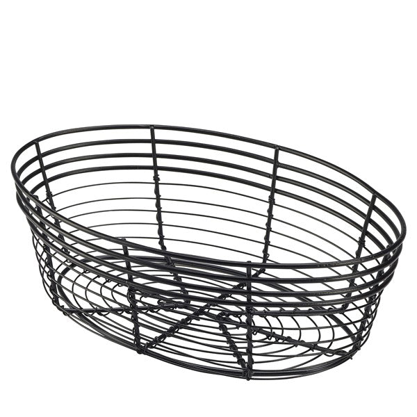 Wire Basket, Oval 25.5 x 16 x 8cm