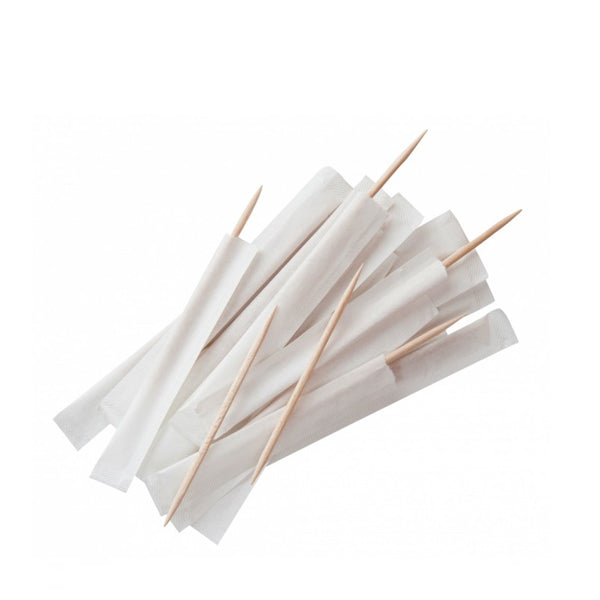 Paper Wrapped Wooden Toothpick Pk 1000