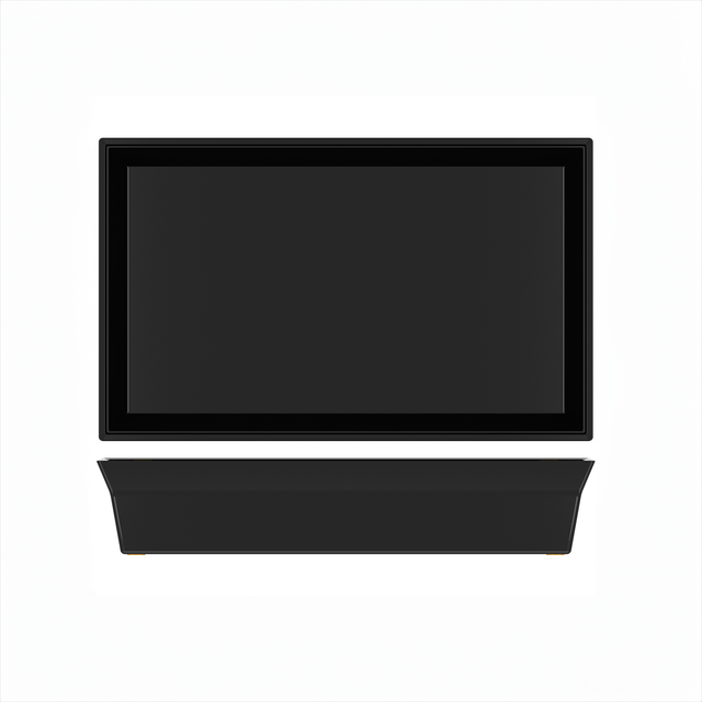 Black York Melamine GN1/1 Deep Dish 53 x 32.5 x 10cm