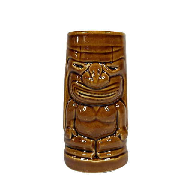 brown aztec tiki mug 12oz