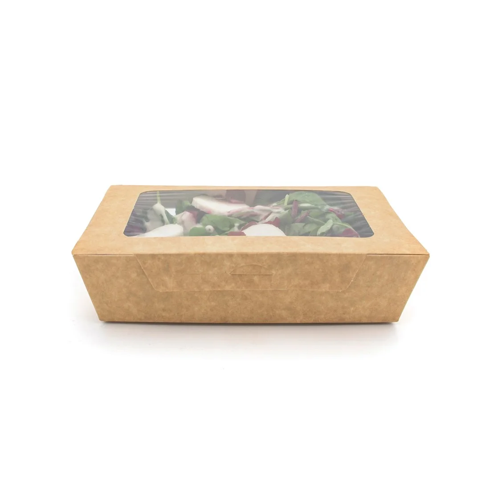 LARGE KRAFT SALAD BOX 300PK